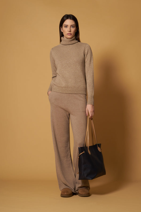 Dolcevita 3 Fili Lurex Puro Cashmere