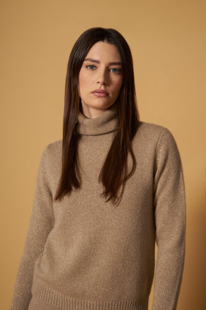 Dolcevita 3 Fili Lurex Puro Cashmere