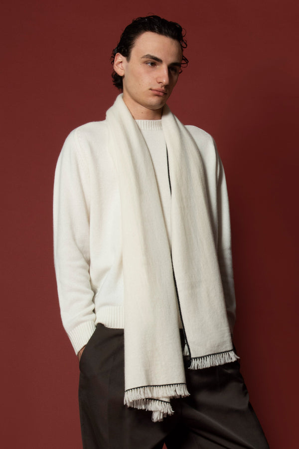 Stola Tessuta Bicolore Puro Cashmere