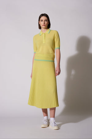 Gonna plissè Puro Cashmere