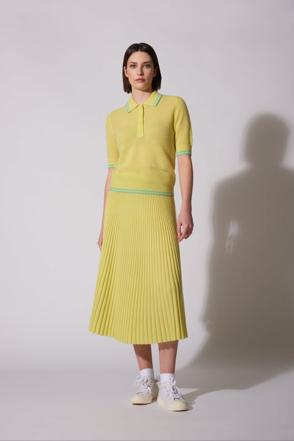 Gonna plissè Puro Cashmere