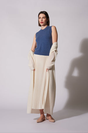 Girocollo senza maniche Puro Cashmere