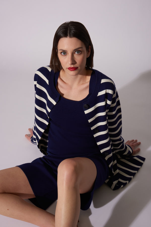 Spolverino maglia stoffa Cotone - Seta - Cashmere