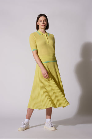 Gonna plissè Puro Cashmere