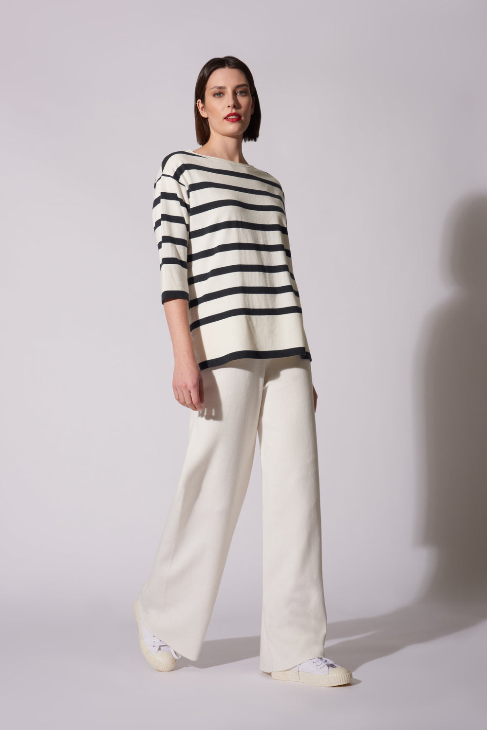 Pantalone largo Cotone - Seta - Cashmere