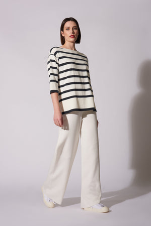 Pantalone largo Cotone - Seta - Cashmere