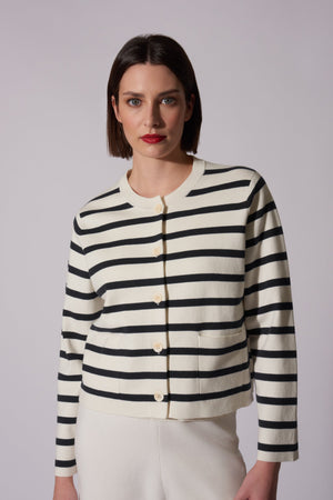 Giacchina maglia stoffa Cotone - Seta - Cashmere