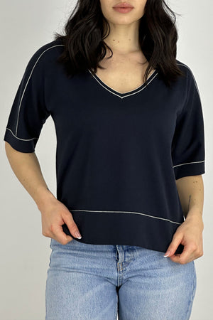 Kimono Scollo a V Cotone - Cashmere