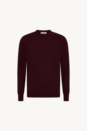 Maglia Girocollo in Puro Cashmere Acero