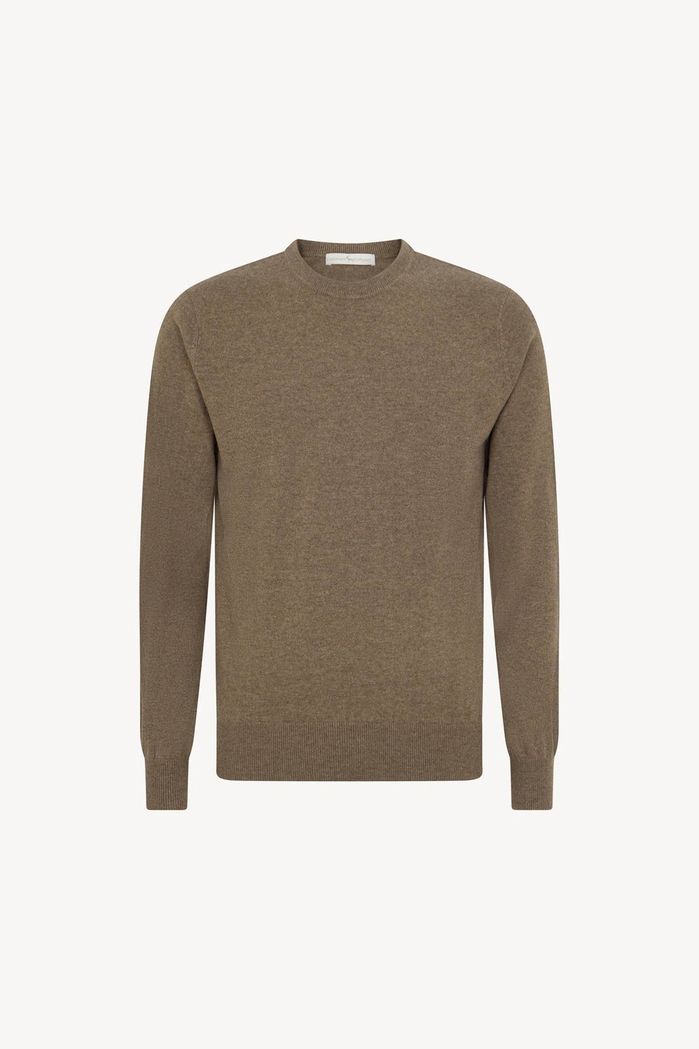 Maglia Girocollo in Puro Cashmere Dune