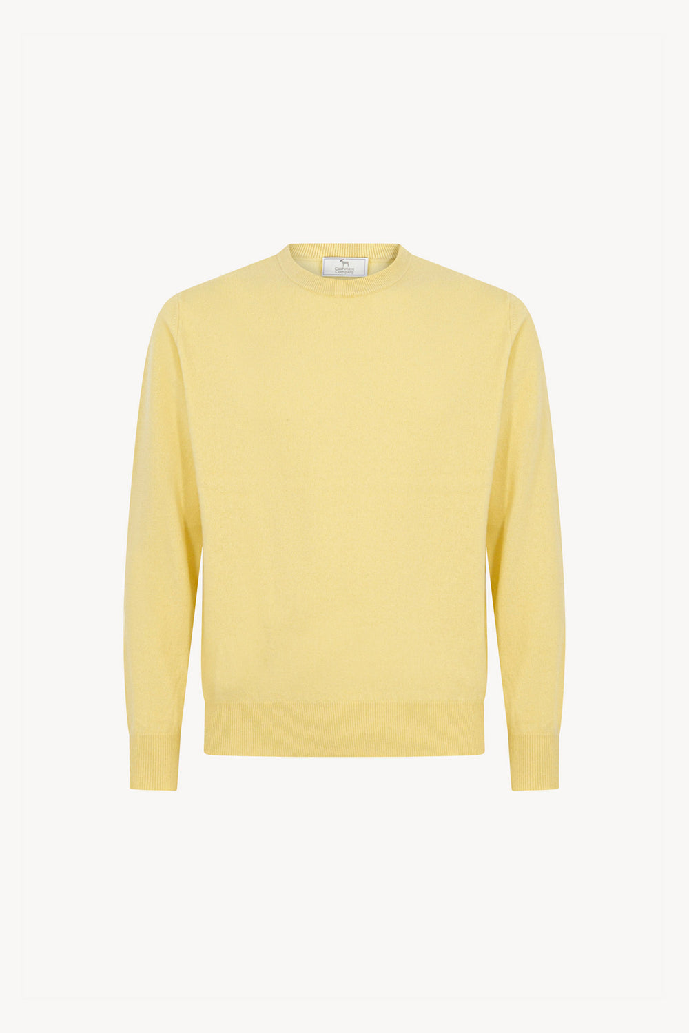 Maglia Girocollo in Puro Cashmere Vanilla