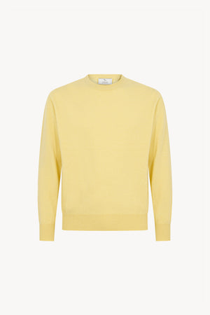 Maglia Girocollo in Puro Cashmere Vanilla