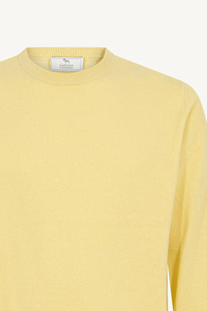 Maglia Girocollo in Puro Cashmere Vanilla