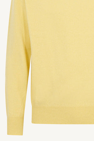 Maglia Girocollo in Puro Cashmere Vanilla