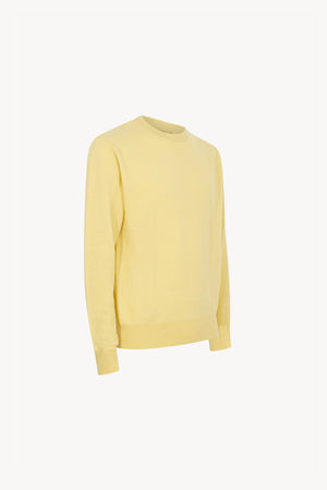 Maglia Girocollo in Puro Cashmere Vanilla