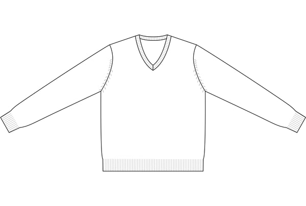 Pull Scollo V Puro Cashmere