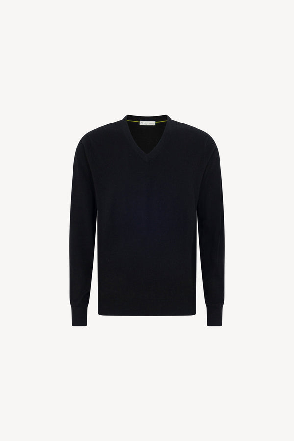 Pull Scollo V Puro Cashmere