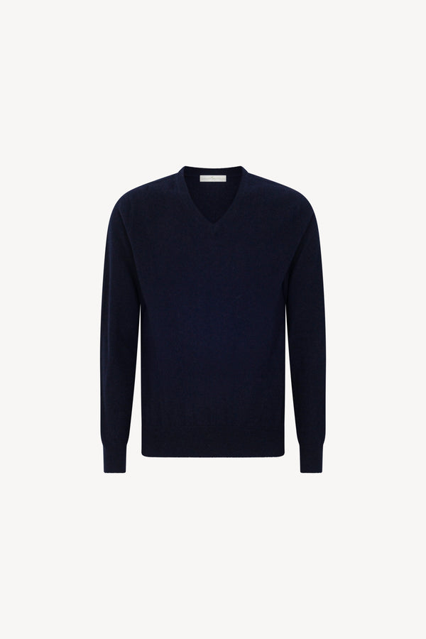 Pull Scollo V Puro Cashmere