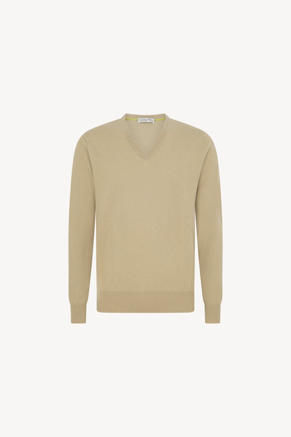 Pull Scollo V Puro Cashmere