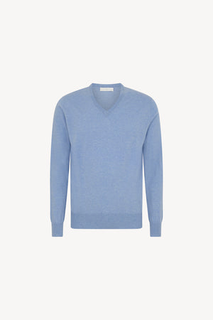 Pull Scollo V Puro Cashmere