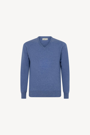 Pull Scollo V Puro Cashmere