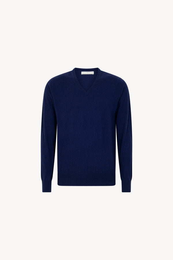 Pull Scollo V Puro Cashmere
