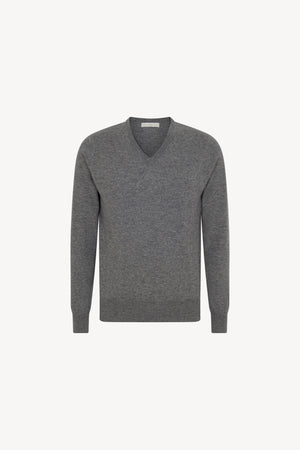 Pull Scollo V Puro Cashmere