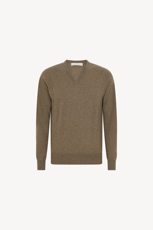 Pull Scollo V Puro Cashmere