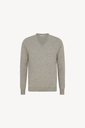 Pull Scollo V Puro Cashmere