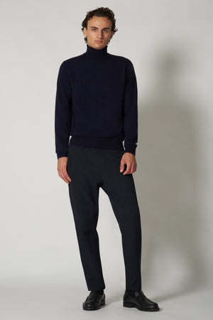 Dolcevita in Puro Cashmere Ink Blue