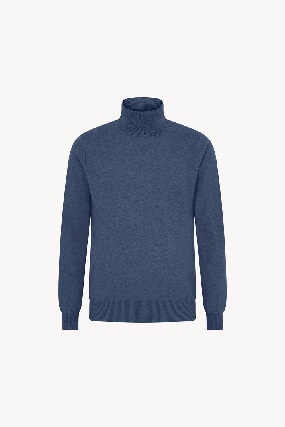 Dolcevita in Puro Cashmere Denim Scuro