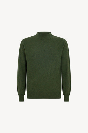 Maglia a Lupetto in Puro Cashmere Loden