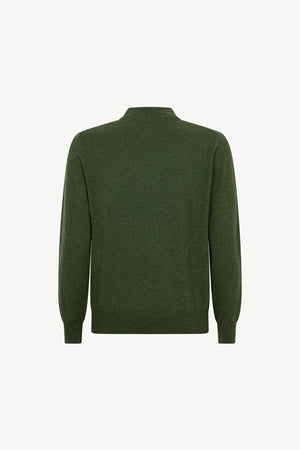 Maglia a Lupetto in Puro Cashmere Loden