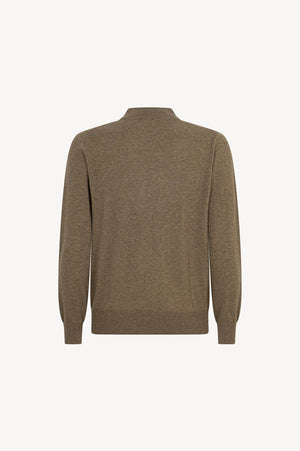 Maglia a Lupetto in Puro Cashmere Dune