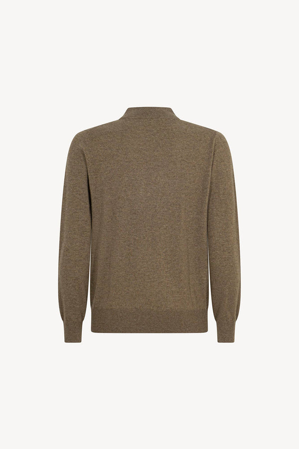 Maglia a Lupetto in Puro Cashmere Dune