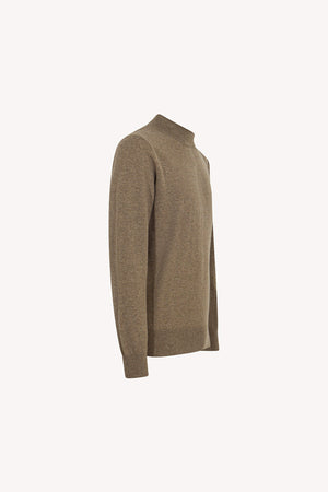 Maglia a Lupetto in Puro Cashmere Dune