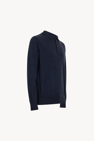 Polo in Puro Cashmere Oceano
