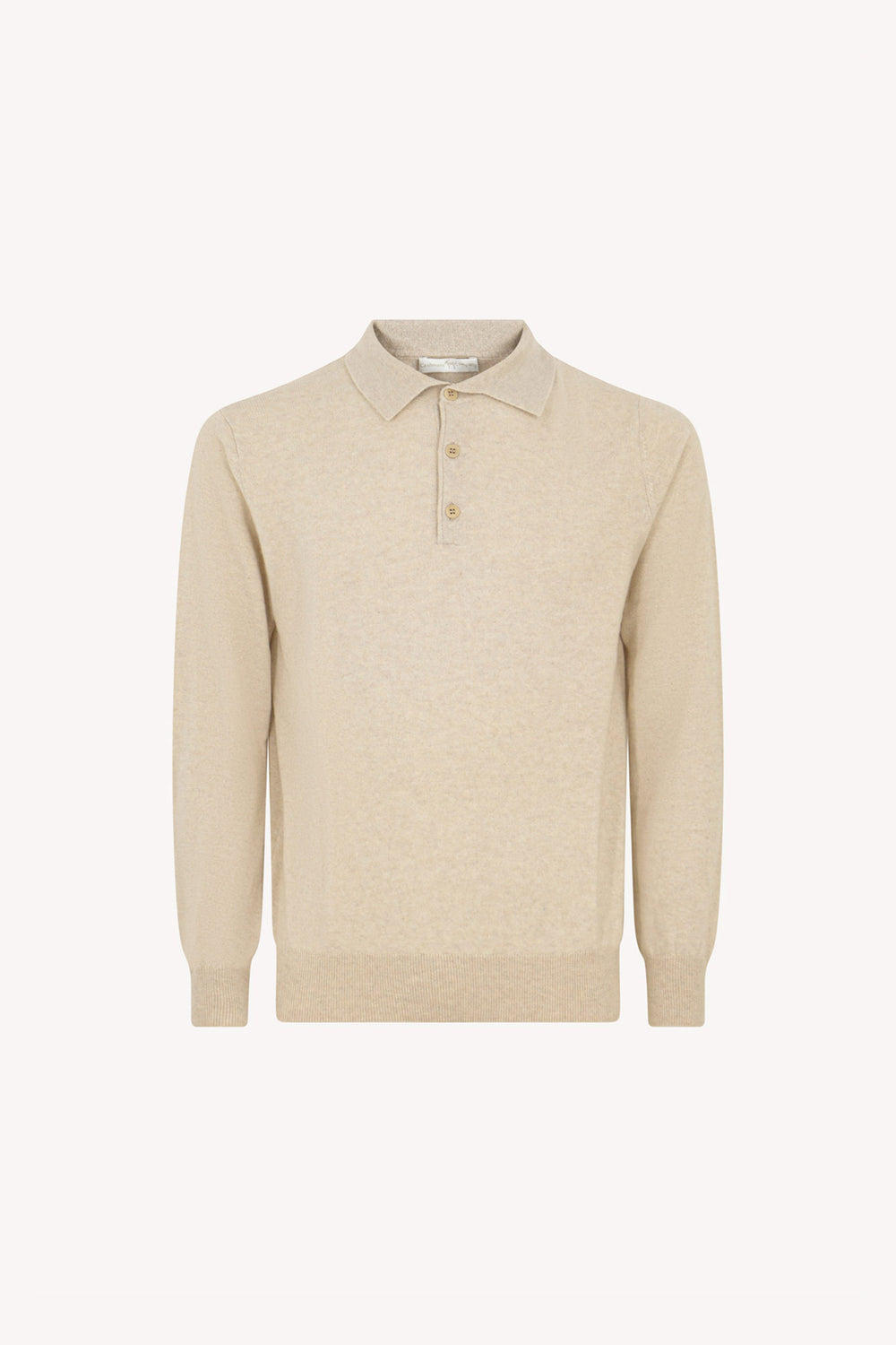 Polo in Puro Cashmere Avena