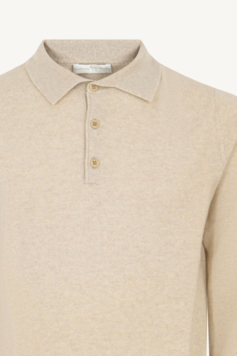 Polo in Puro Cashmere Avena