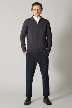 Polo in Puro Cashmere Avena