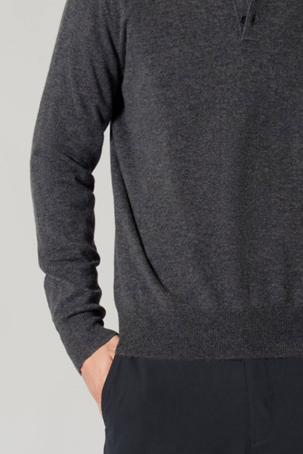 Polo in Puro Cashmere Flanella