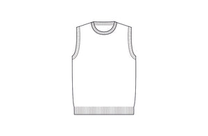 Girocollo Senza Maniche Puro Cashmere