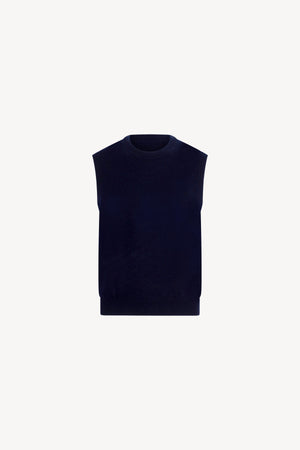 Girocollo Senza Maniche Puro Cashmere