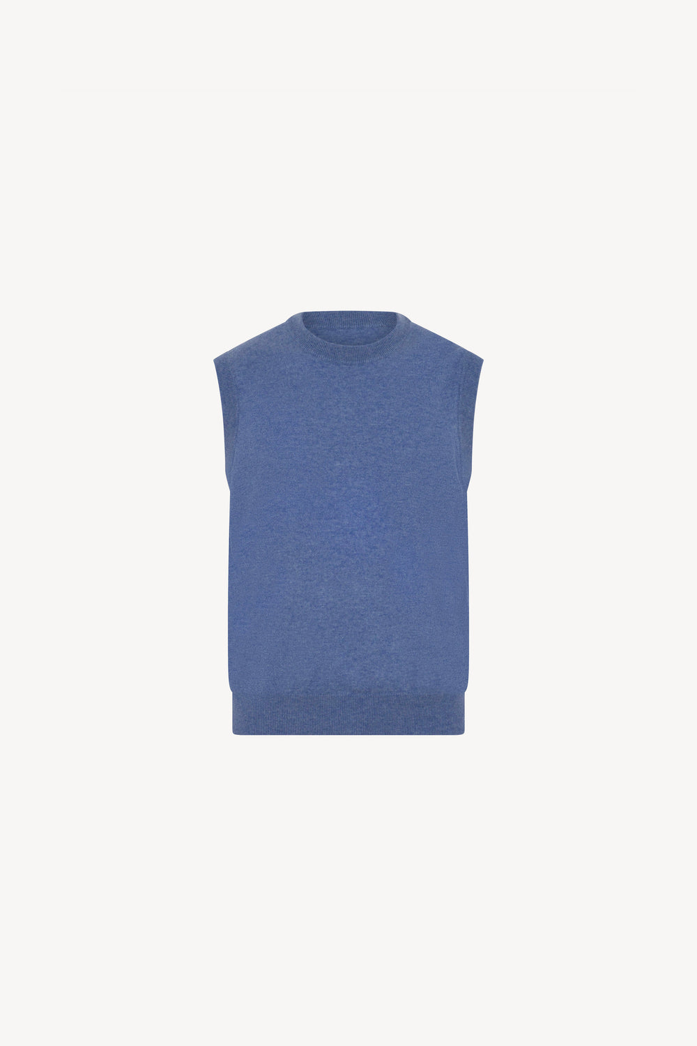 Girocollo Senza Maniche Puro Cashmere