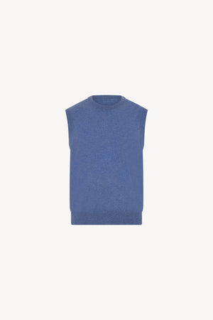 Girocollo Senza Maniche Puro Cashmere