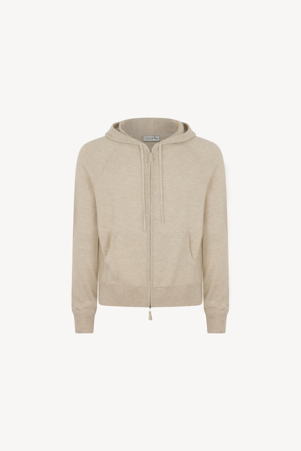 Bomber Cappuccio Uomo Puro Cashmere