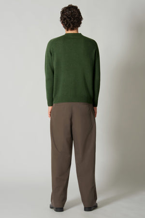 Girocollo 4 Fili in Puro Cashmere Loden