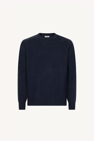 Girocollo 4 Fili in Puro Cashmere Oceano