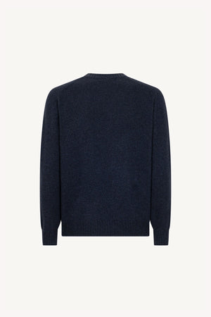 Girocollo 4 Fili in Puro Cashmere Oceano