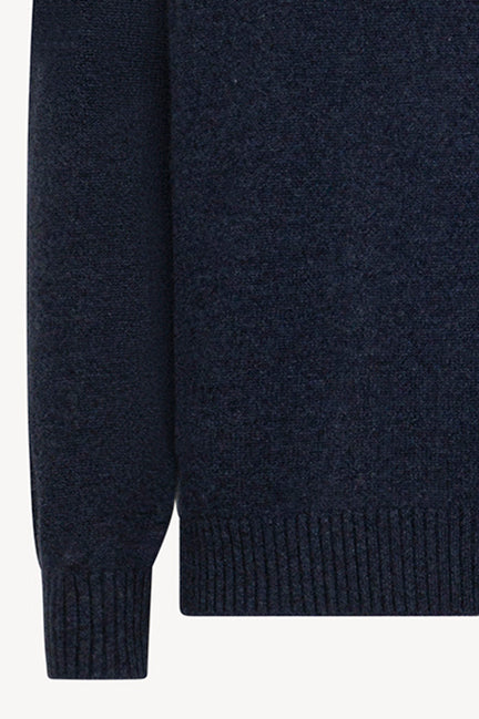 Girocollo 4 Fili in Puro Cashmere Oceano